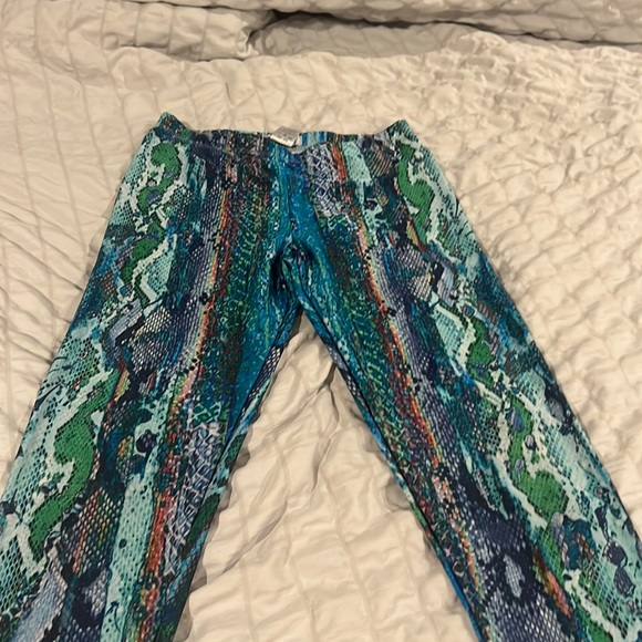 Rock candy colorful snake print leggings